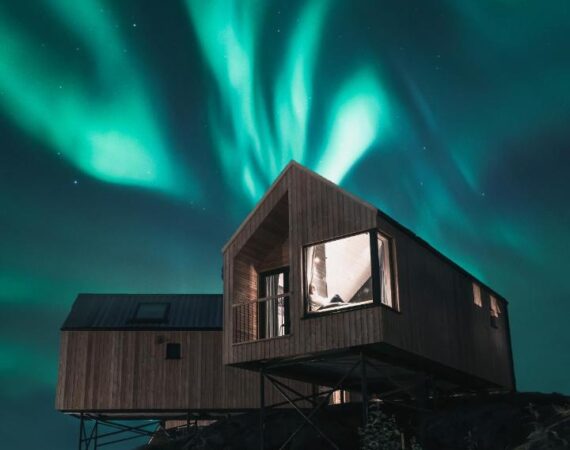 Hattvika Lodge in Lapland Noorwegen Deluxe studio.