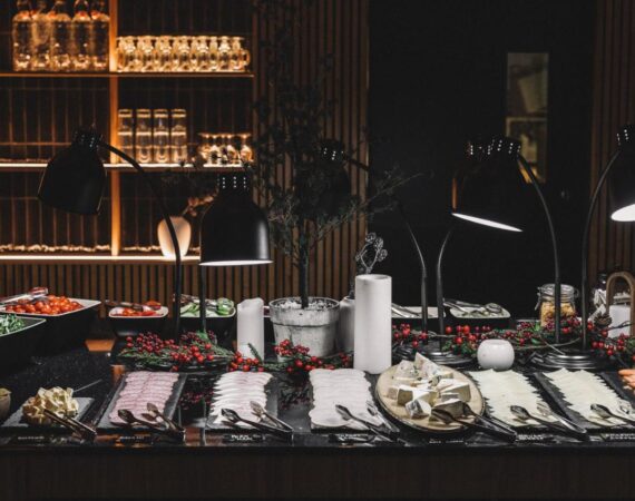 Nova Skyland Hotel in Lapland Finland Buffet.