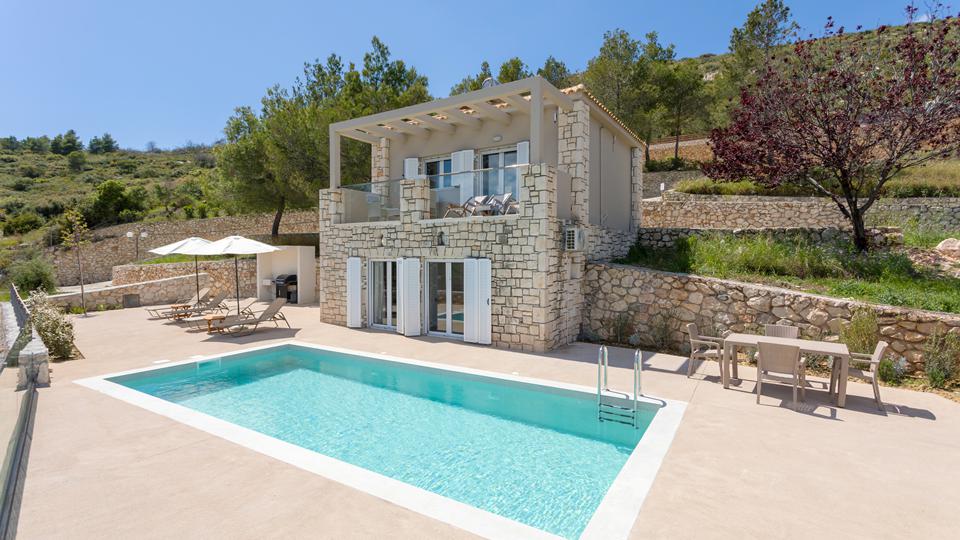 Kerri Villas in Griekenland Luxe villa met een privézwembad.